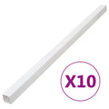 VidaXL Kabelrinne 50x25 mm 10 m PVC