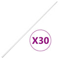 Vidaxl kabelgoot 10x10 mm 30 m pvc