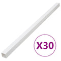 VIDAXL - Kabelkanal 60x40 mm 30 m PVC