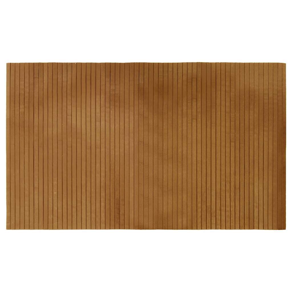 VidaXL Bodenteppich, rechteckig, 60 x 100 cm, Bambusbraun