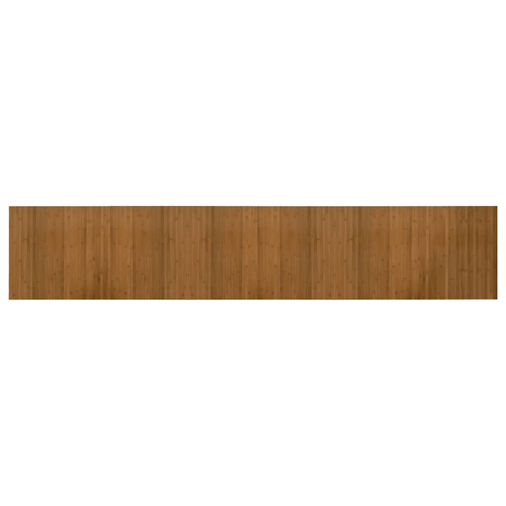 VidaXL Bodenteppich, rechteckig, 60 x 300 cm, Bambusbraun