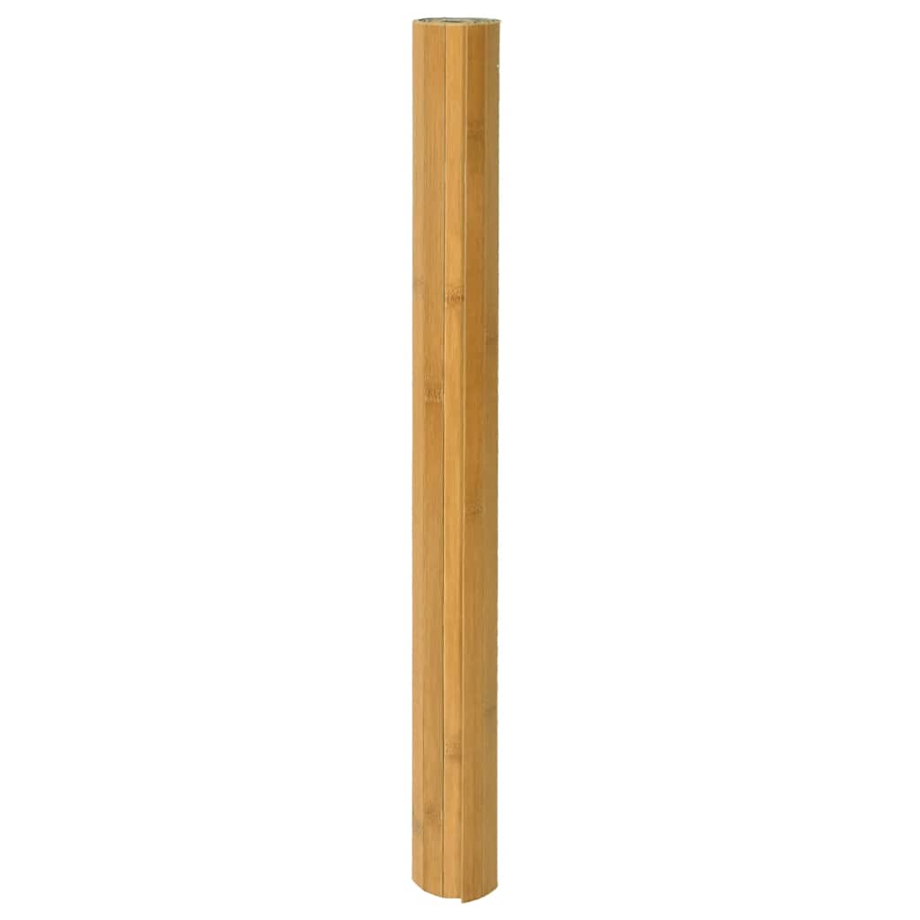 VidaXL Bodenteppich Rechteckig 70x100 cm Bambus Natur