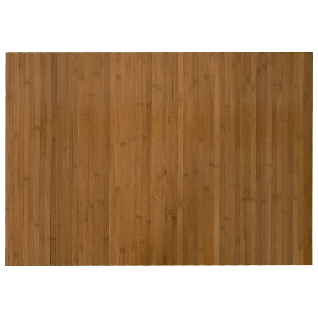 VidaXL Bodenteppich, rechteckig, 70 x 100 cm, Bambusbraun