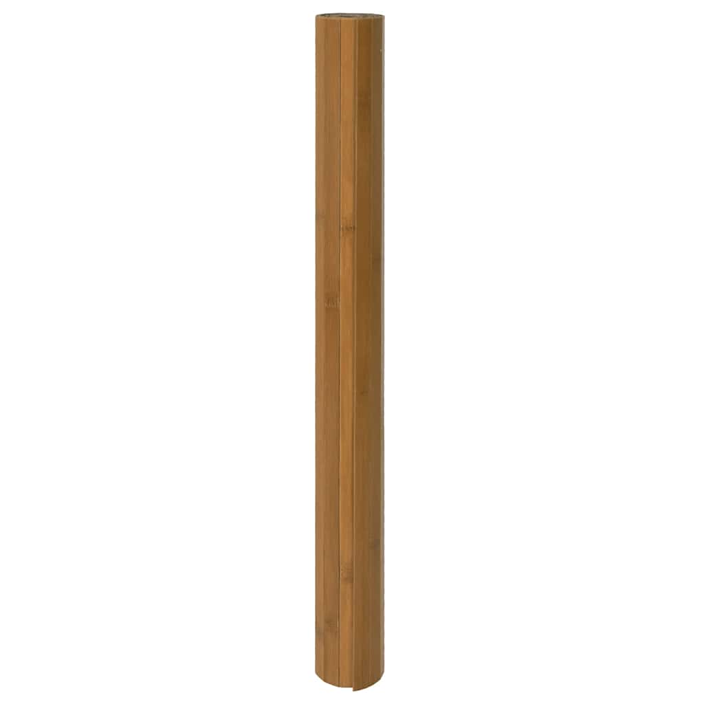 VidaXL Teppich gerade 70x200 cm Bambus braun