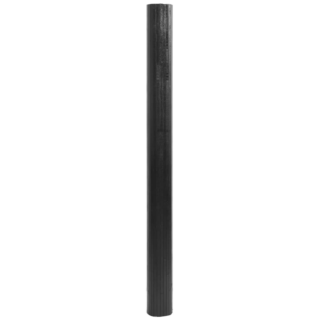 Vidaxl vloerkleed rechthoekig 80x200 cm bamboe grijs