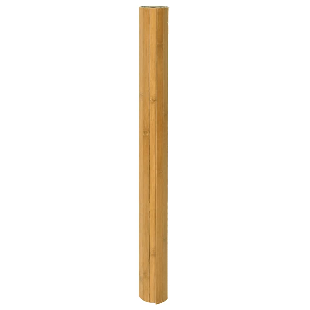 Vidaxl vloerkleed rechthoekig 80x500 cm bamboe naturel