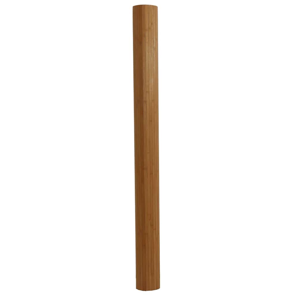 Vidaxl vloerkleed rechthoekig 80x500 cm bamboe bruin