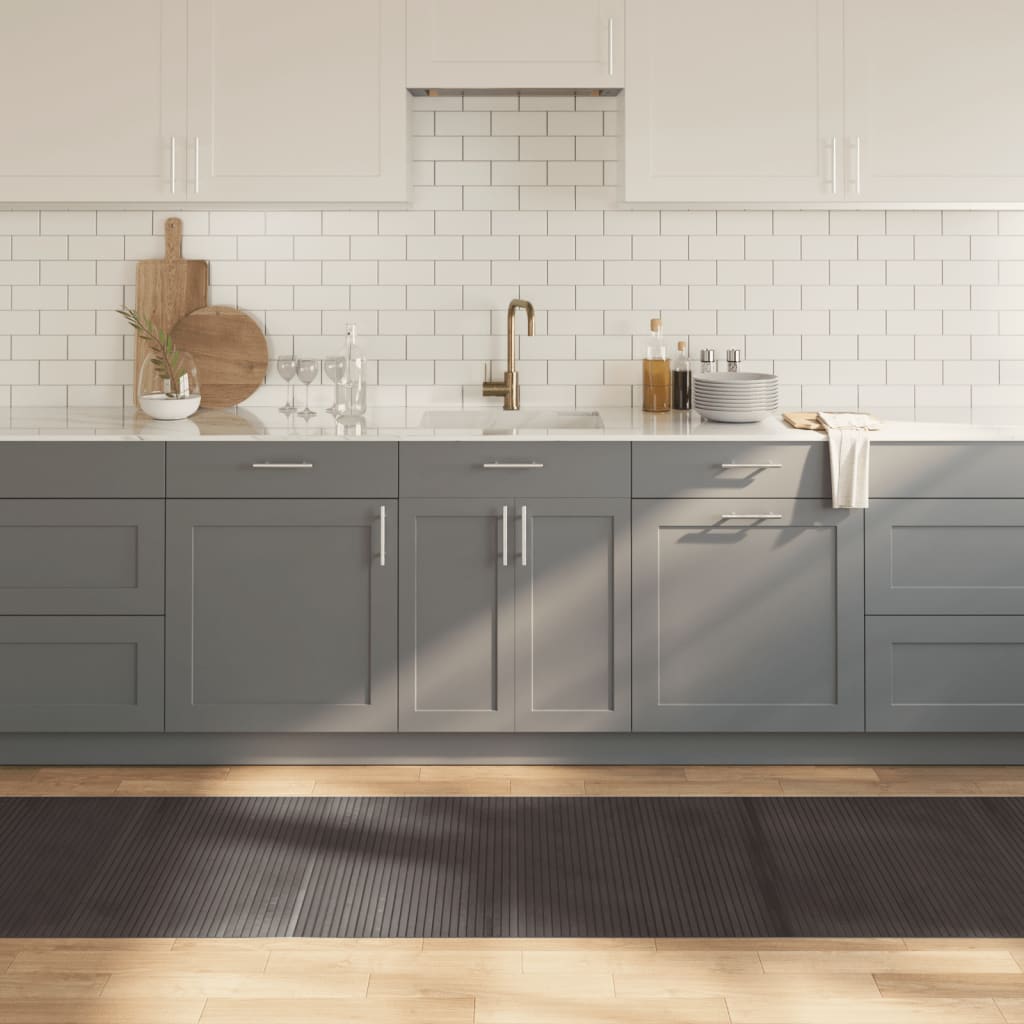 VidaXL Teppich gerade 80x500 cm Bambus dunkelbraun
