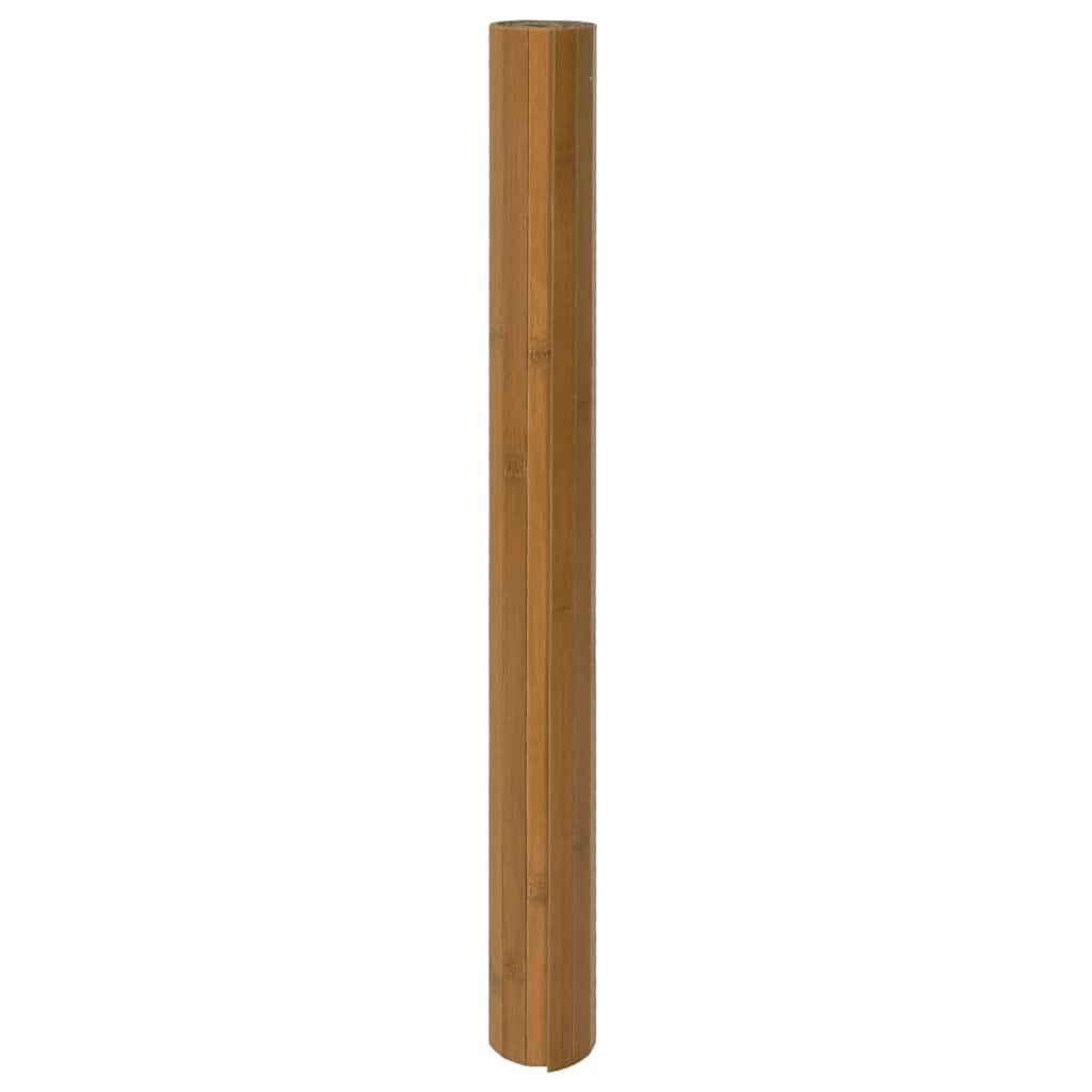 Vidaxl vloerkleed rechthoekig 100x300 cm bamboe bruin