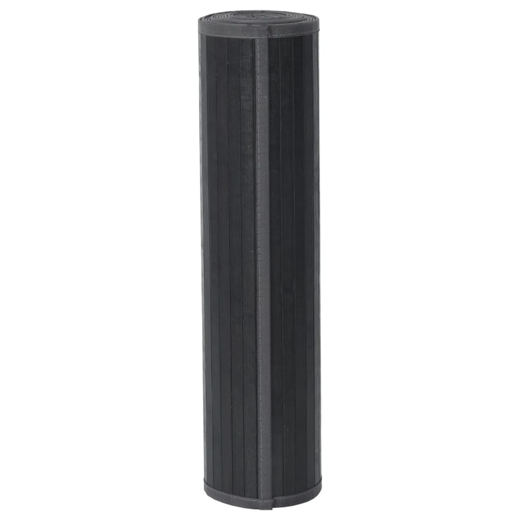Vidaxl vloerkleed rechthoekig 60x200 cm bamboe grijs