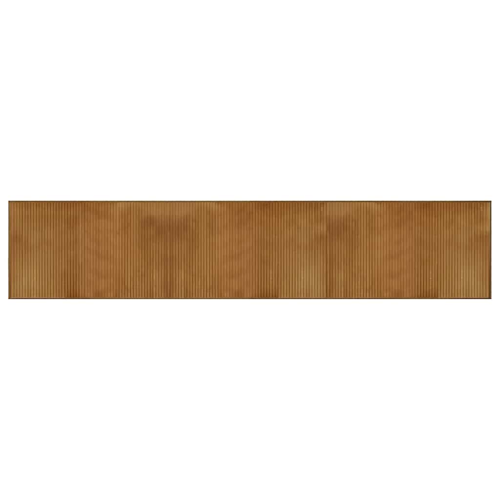 Vidaxl vloerkleed rechthoekig 60x300 cm bamboe bruin