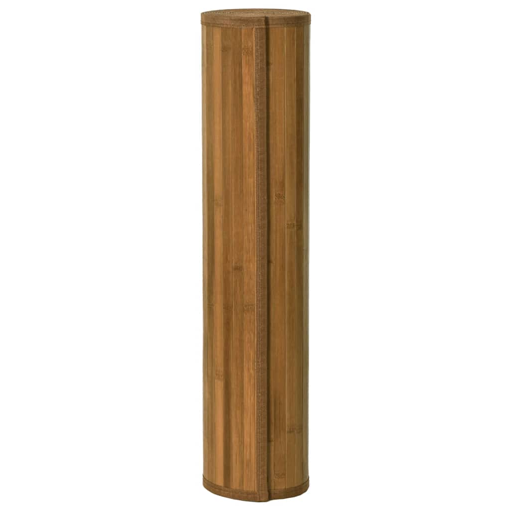 Vidaxl vloerkleed rechthoekig 60x500 cm bamboe bruin