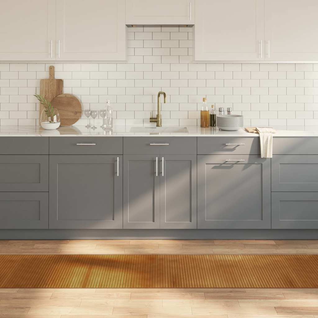 VidaXL Teppich gerade 60x500 cm Bambus braun