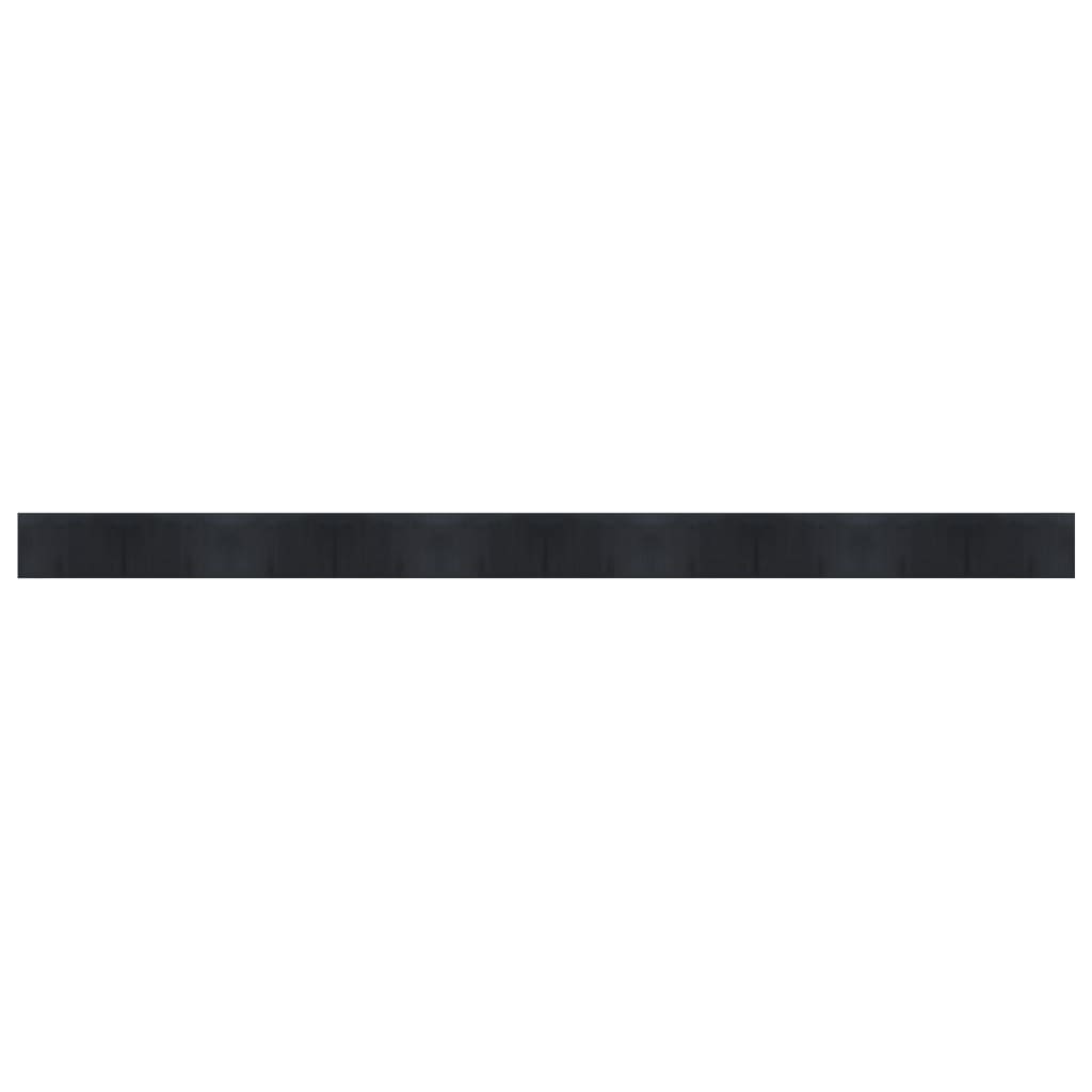 VidaXL Bodenteppich, rechteckig, 60 x 1000 cm, Bambus, Schwarz