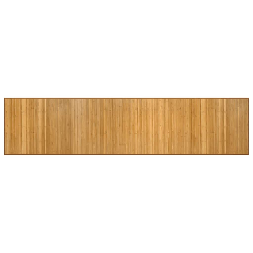VidaXL Bodenteppich Rechteckig 70x300 cm Bambus Natur