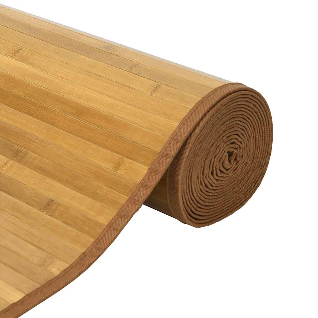 VidaXL Bodenteppich Rechteckig 70x300 cm Bambus Natur
