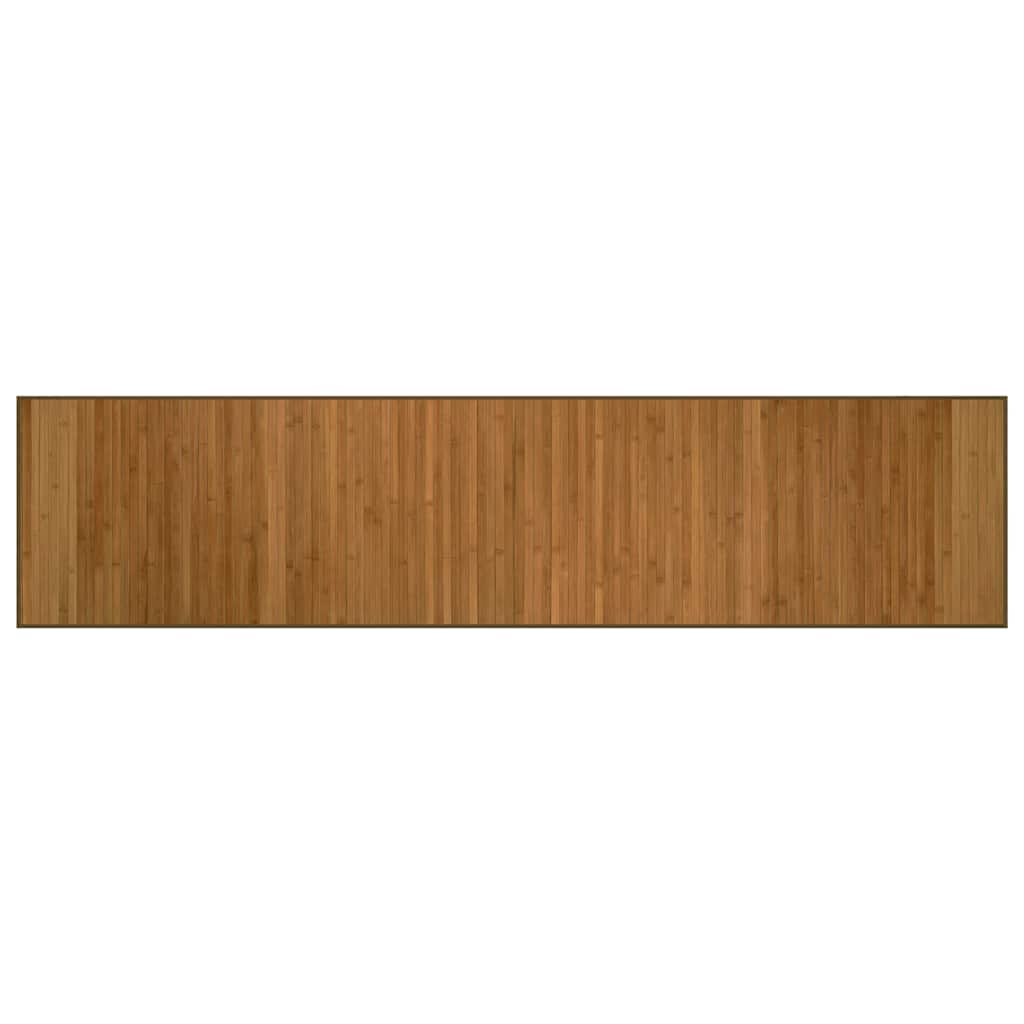 VidaXL Bodenteppich, rechteckig, 70 x 300 cm, Bambusbraun