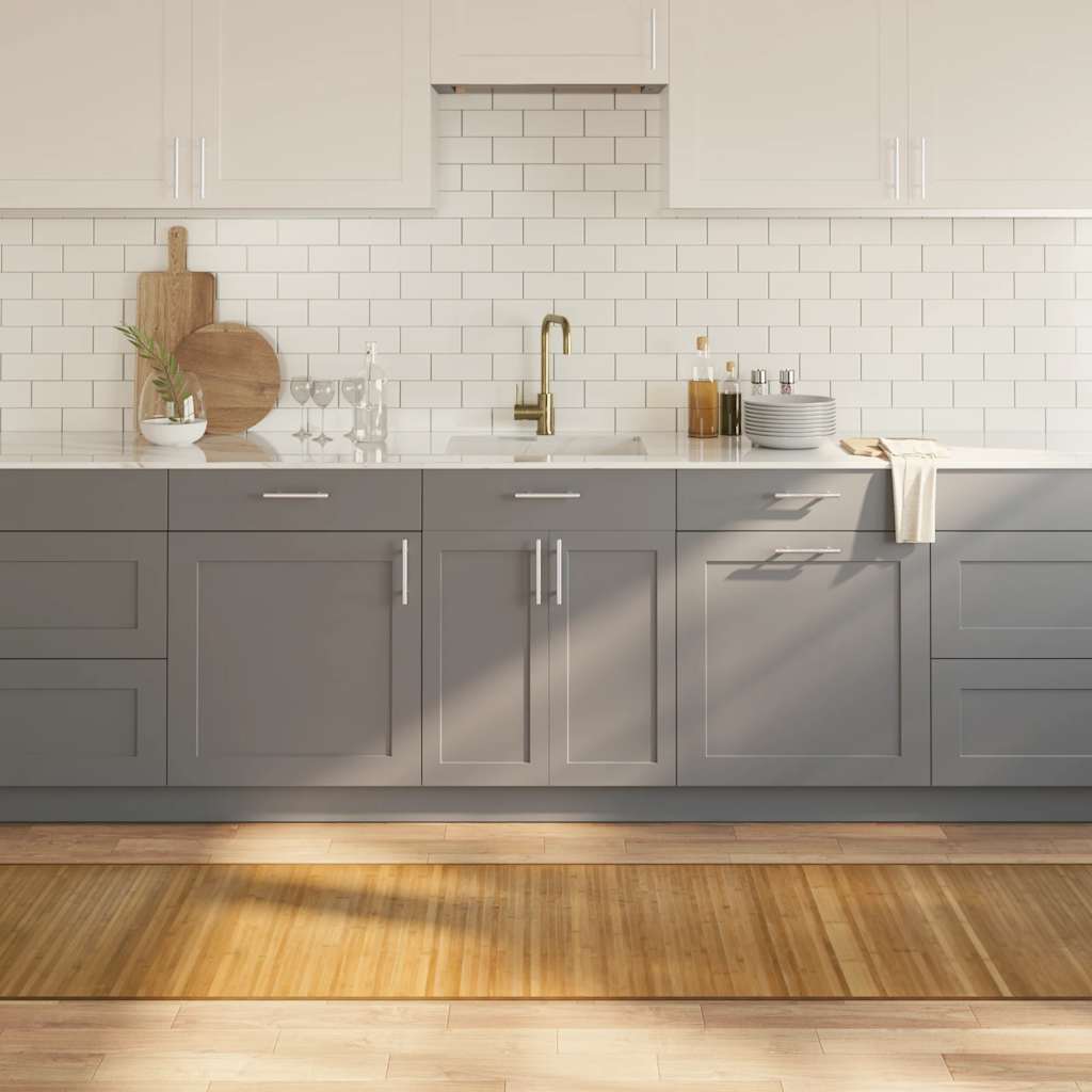 Vidaxl vloerkleed rechthoekig 70x400 cm bamboe naturel