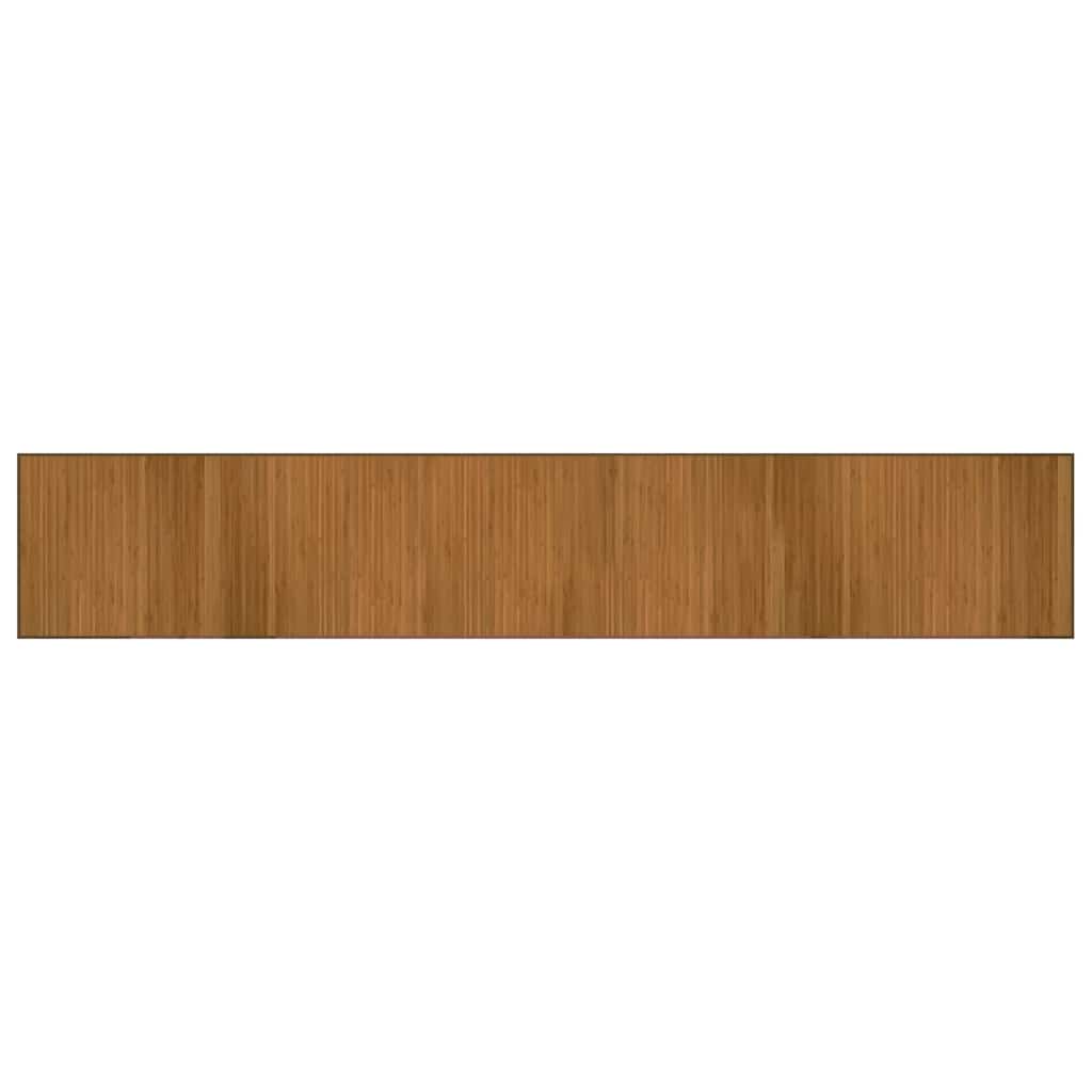Vidaxl vloerkleed rechthoekig 70x400 cm bamboe bruin