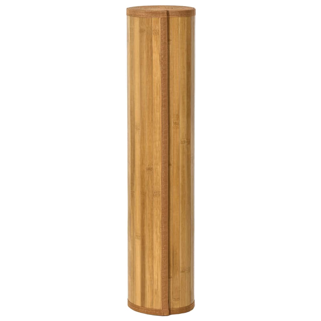 Vidaxl vloerkleed rechthoekig 80x1000 cm bamboe naturel