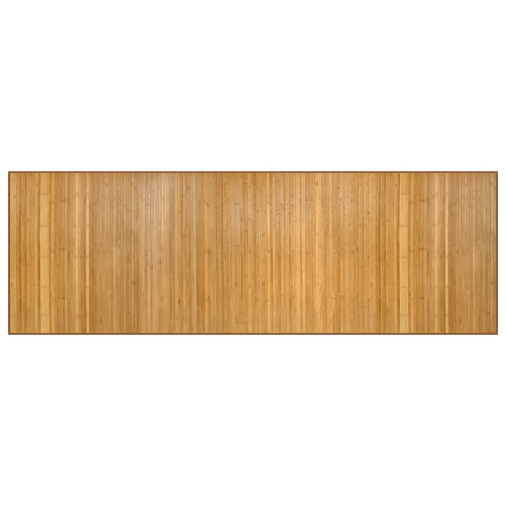 Vidaxl vloerkleed rechthoekig 100x300 cm bamboe naturel