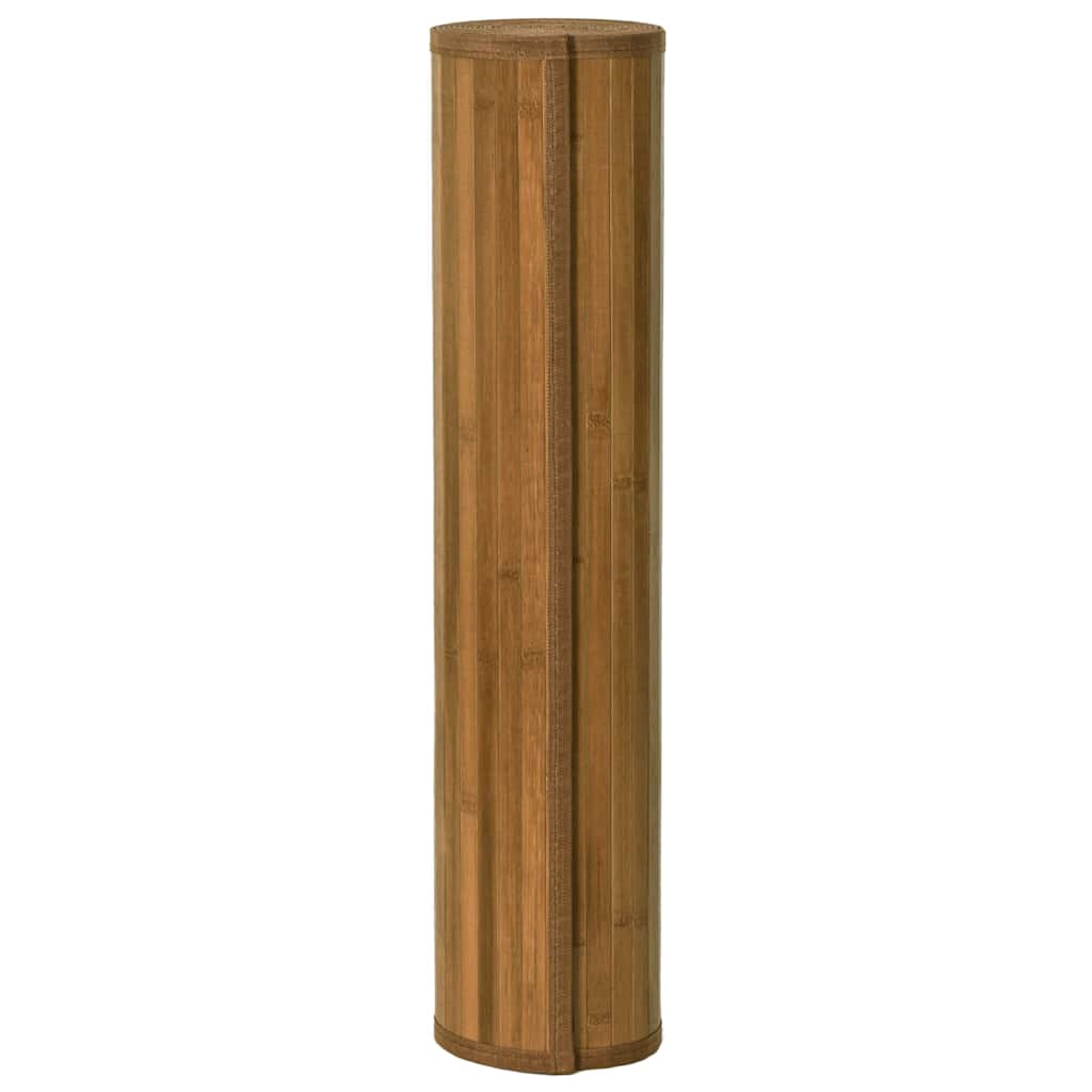 Vidaxl vloerkleed rechthoekig 100x300 cm bamboe bruin