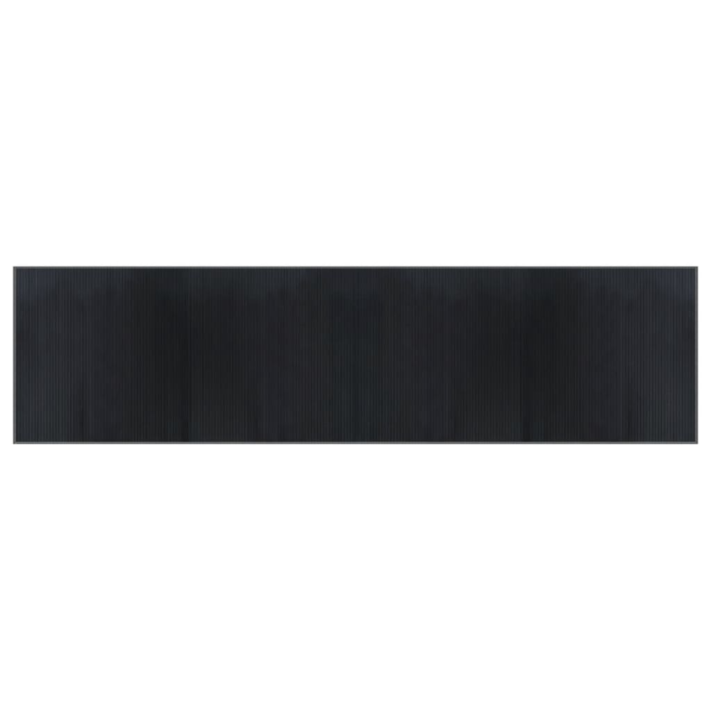 VIDAXL Gerader Hals 100x400 cm Bambusgrau