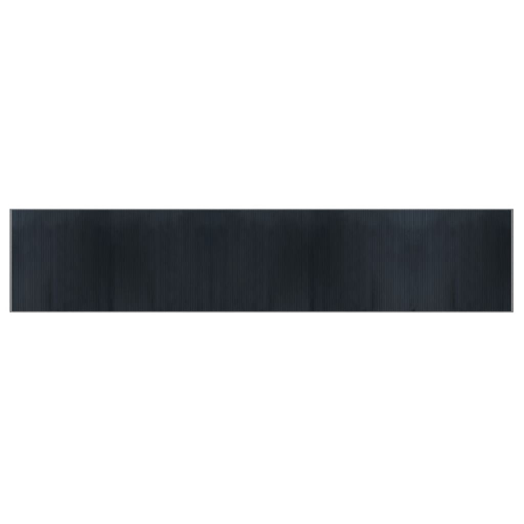 VIDAXL Gerader Hals 100x500 cm Bambusgrau