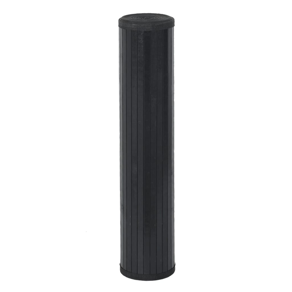 VIDAXL Rechteckig 100x1000 cm Bambus schwarz