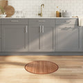 Vidaxl vloerkleed rond 60 cm bamboe naturel
