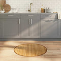 Vidaxl vloerkleed rond 80 cm bamboe naturel
