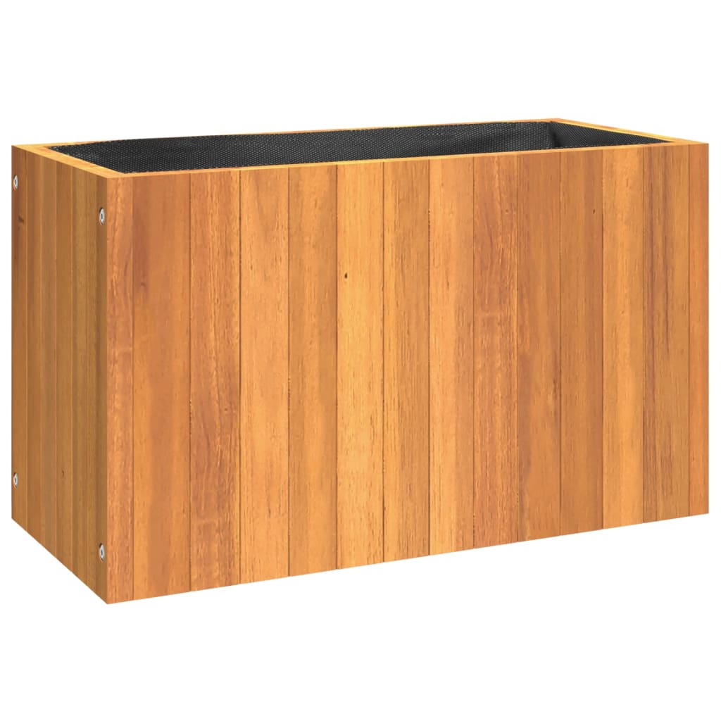VIDAXL -Pflanzer 59x27,5x35 cm Festkörper -Akazienholz