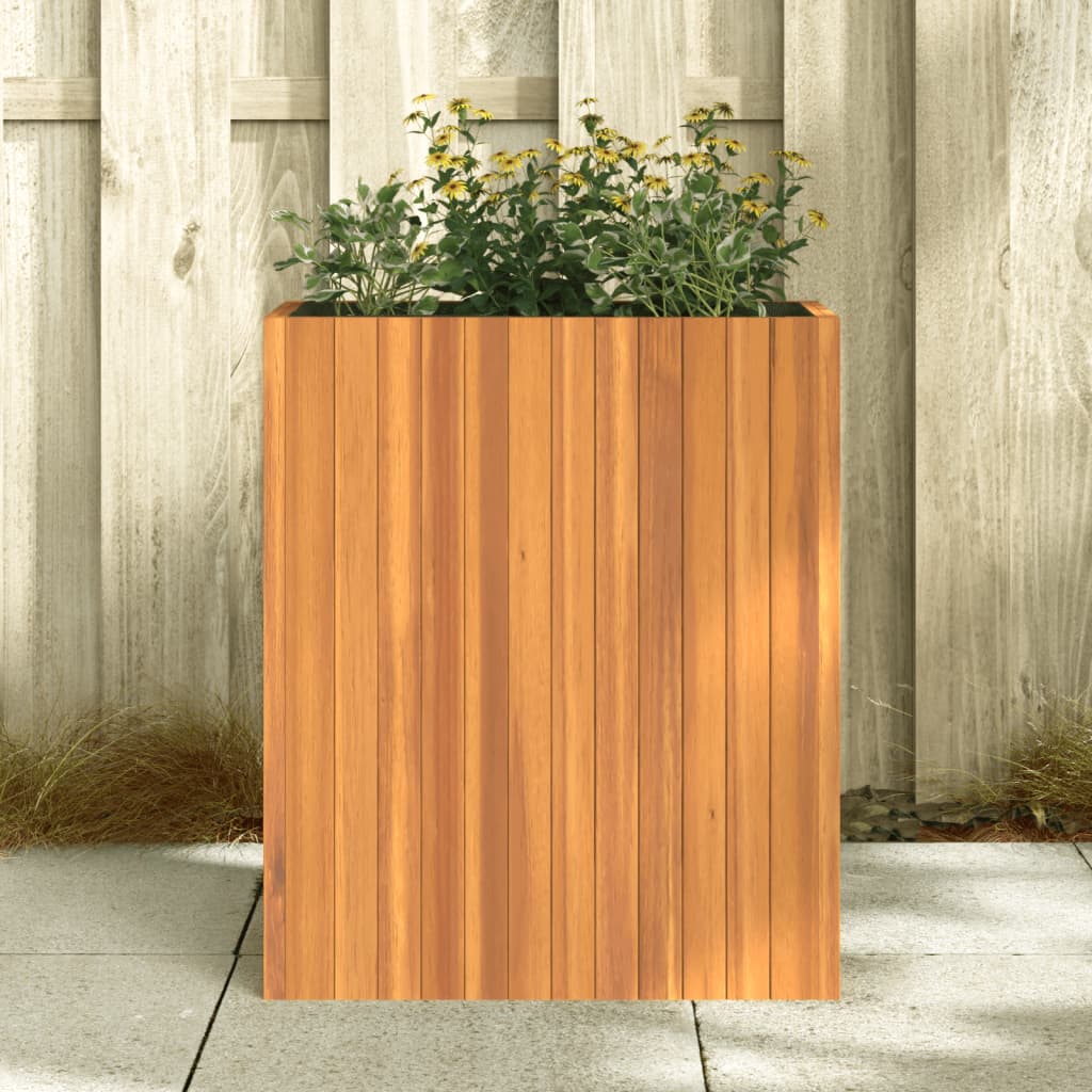 VIDAXL -Pflanzer 59x27,5x70 cm Festkörper -Akazienholz