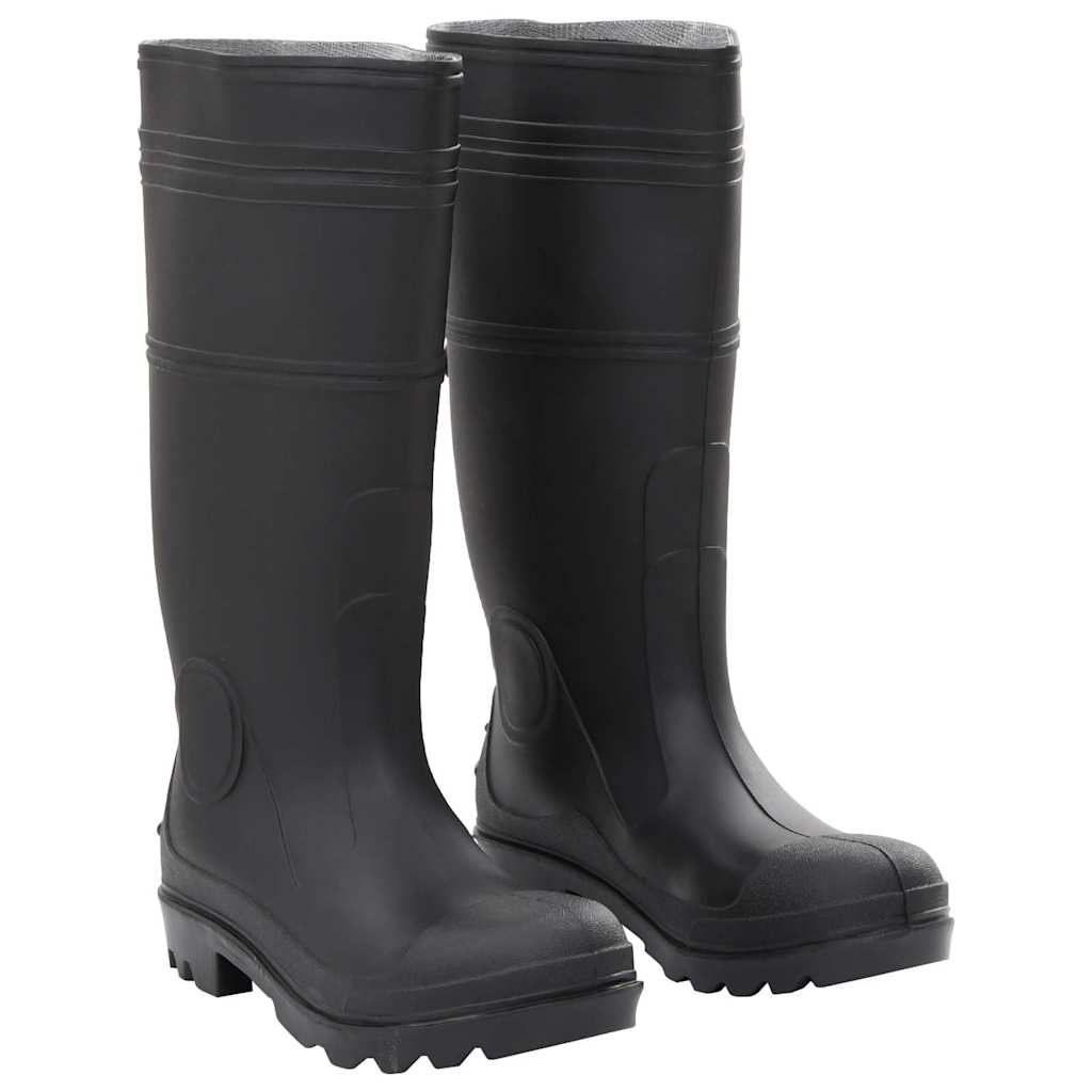 VidaXL Regenstiefel Größe 38 PVC schwarz