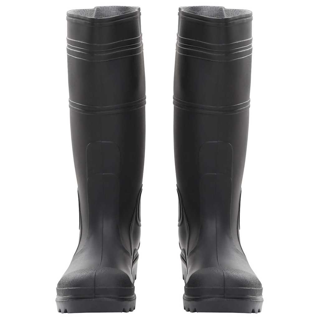 VidaXL Regenstiefel Größe 38 PVC schwarz