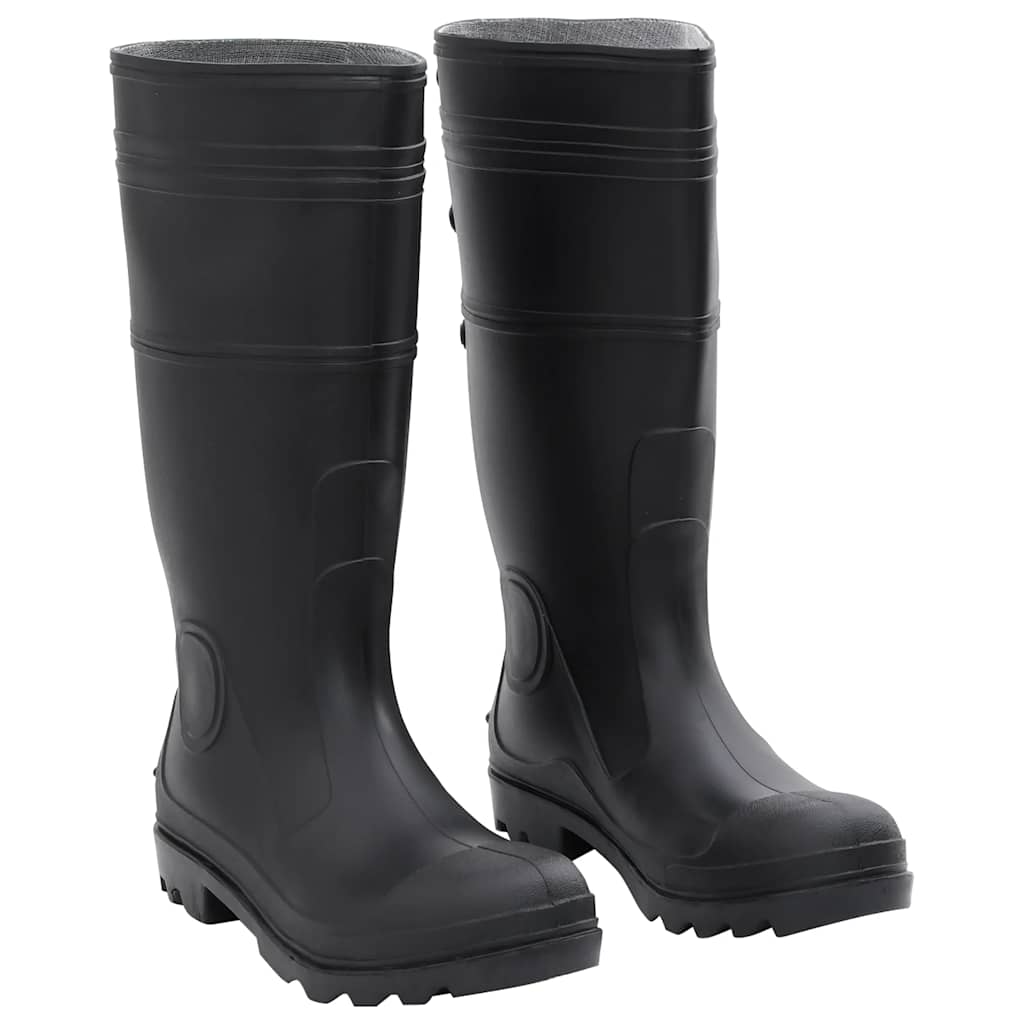 VidaXL Regenstiefel Größe 43 PVC schwarz