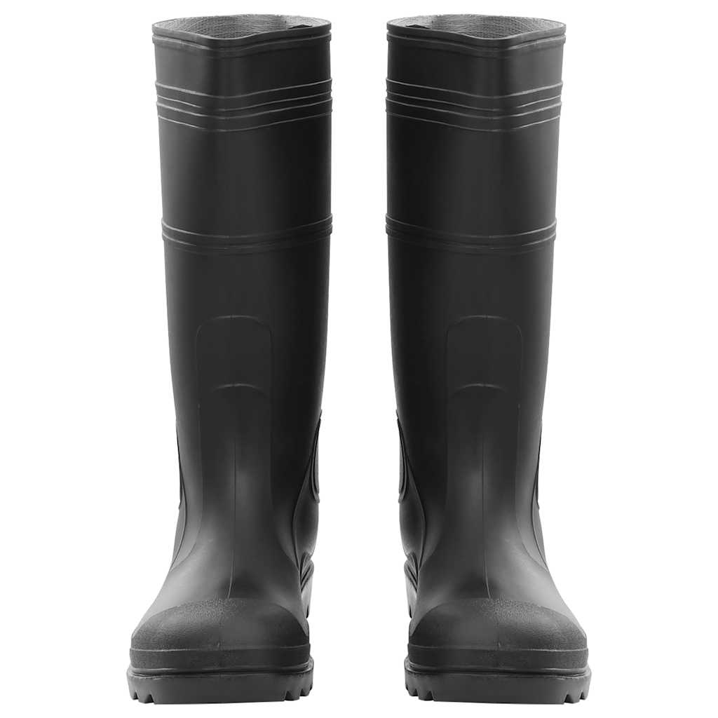 VidaXL Regenstiefel Größe 45 PVC schwarz