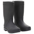 VidaXL Regenstiefel Größe 39 PVC schwarz