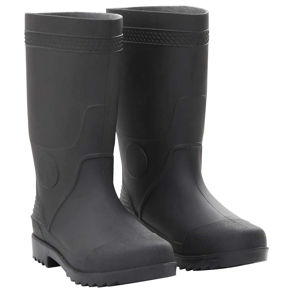 VidaXL Regenstiefel Größe 39 PVC schwarz