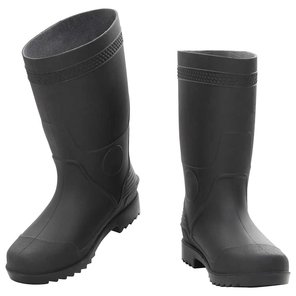 VidaXL Regenstiefel Größe 39 PVC schwarz