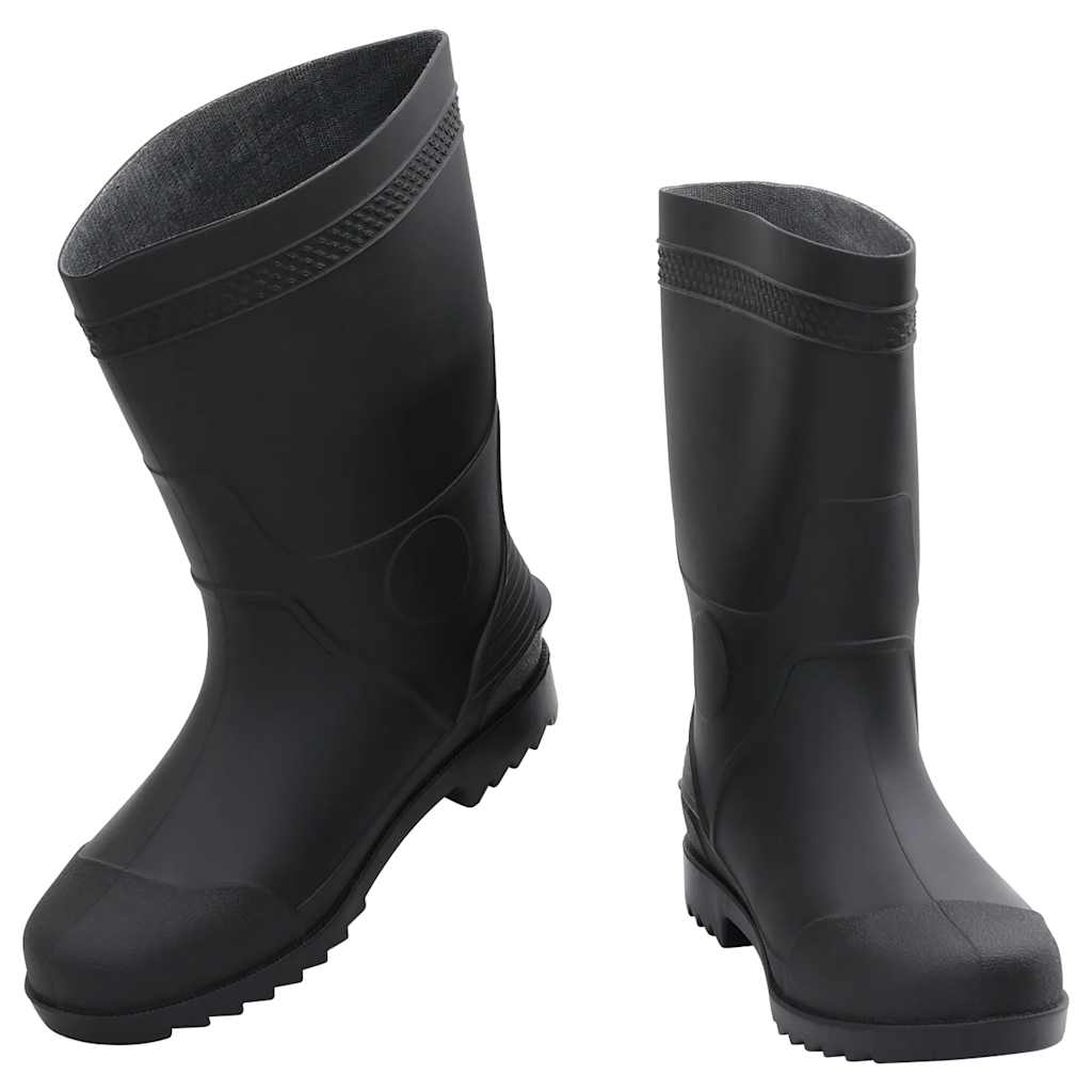 VidaXL Regenstiefel Größe 41 PVC schwarz