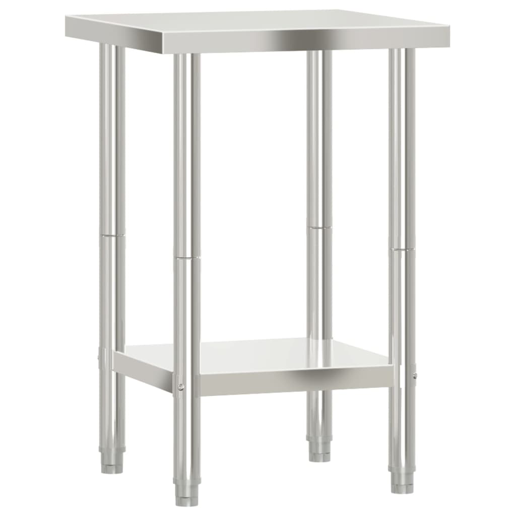 VidaXL Küchenarbeitstisch 55x55x85 cm Edelstahl
