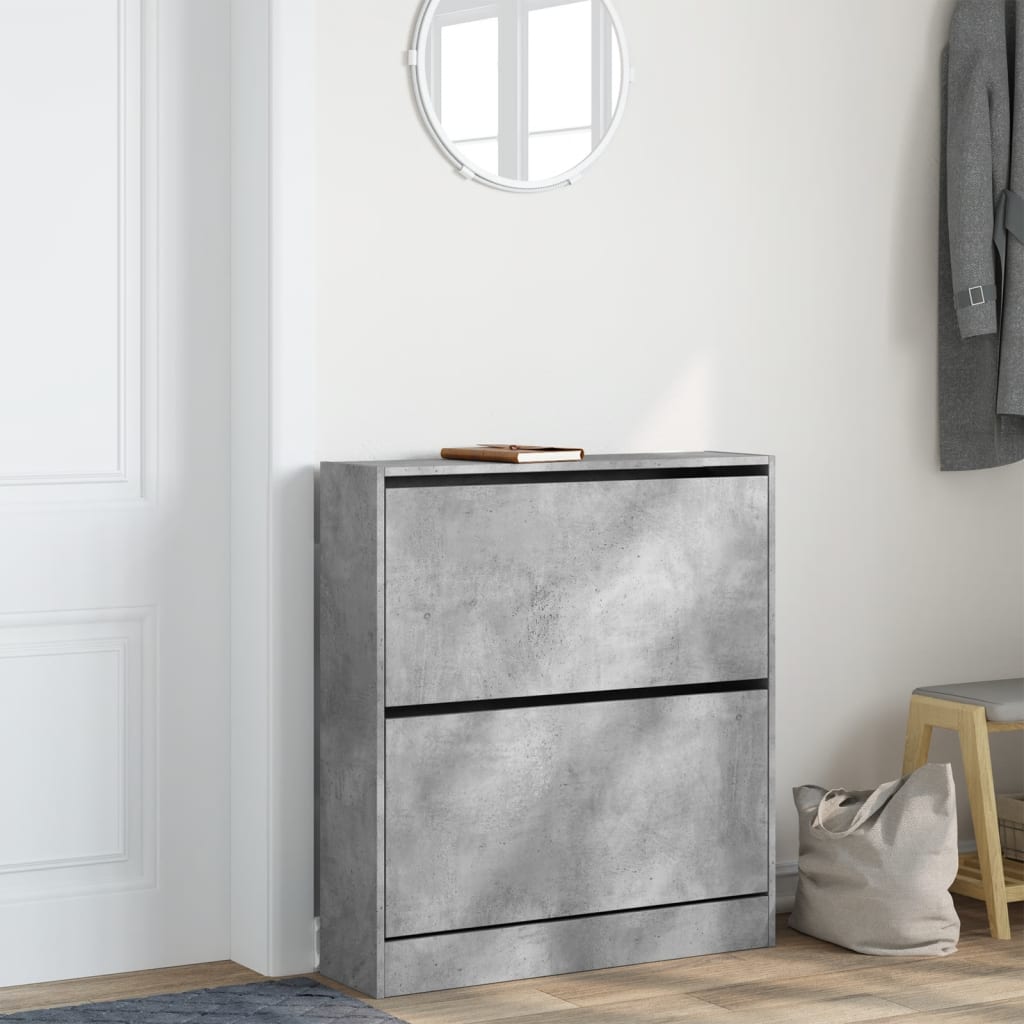 Vidaxx Schuhschrank 80x21x87,5 cm verarbeiteter Holzbetonpreis