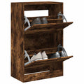 Vidaxl Schuhschrank 60x34x96,5 cm richtig Holzgeräuchchen -Eiche gefärbt