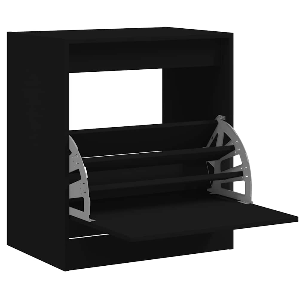 Vidaxx Schuhschrank 60x42x69 cm eigentiertes Holzschwarz