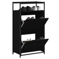 Vidaxx Schuhschrank 60x34x112 cm eigentiertes Holzschwarz