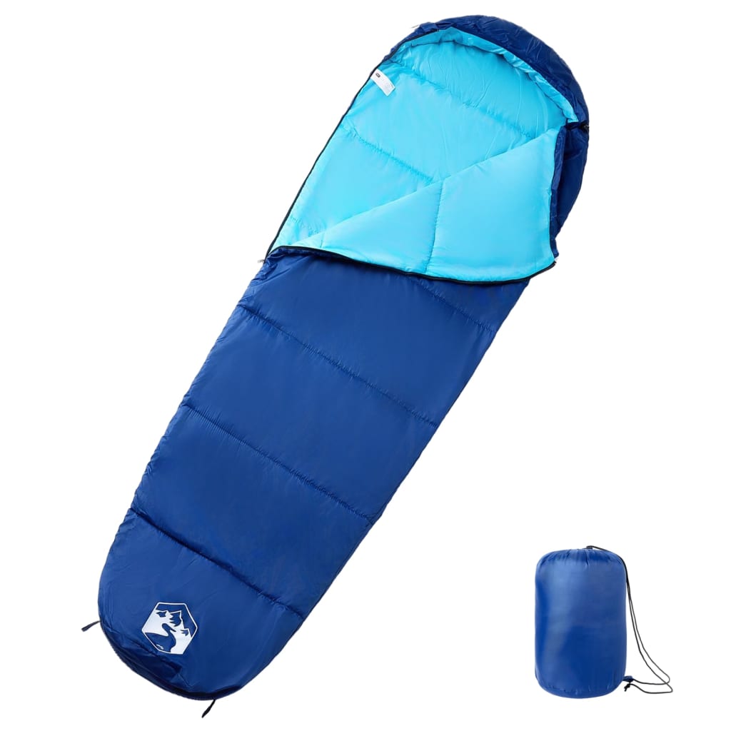 VidaXL Mumienschlafsack für Erwachsene, Camping, 3 Jahreszeiten