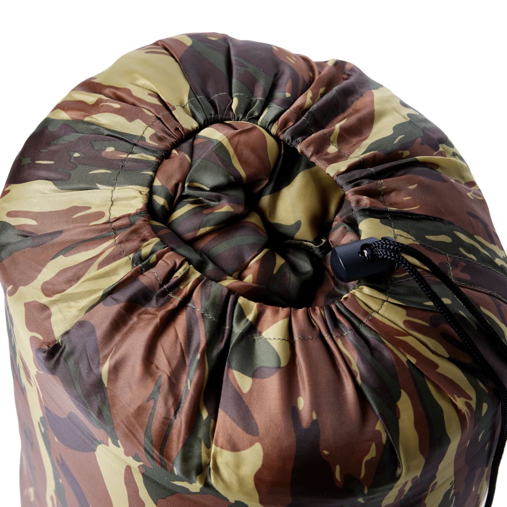 VidaXL Mumienschlafsack für Erwachsene, Camping, 3 Jahreszeiten