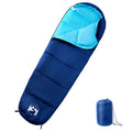 VidaXL Mumienschlafsack für Erwachsene, Camping, 3 Jahreszeiten
