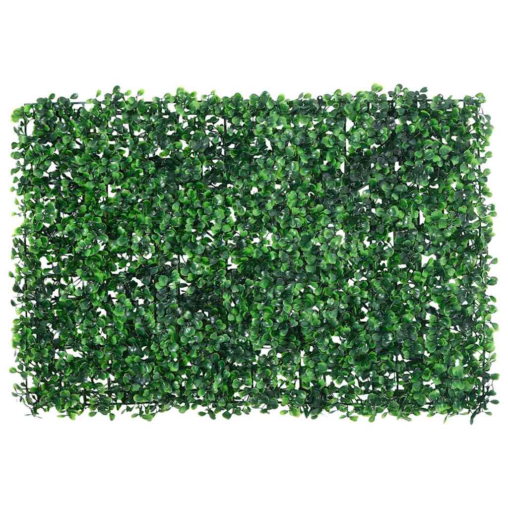 Vidaxl hek met kunstheester 6 st 40x60 cm groen